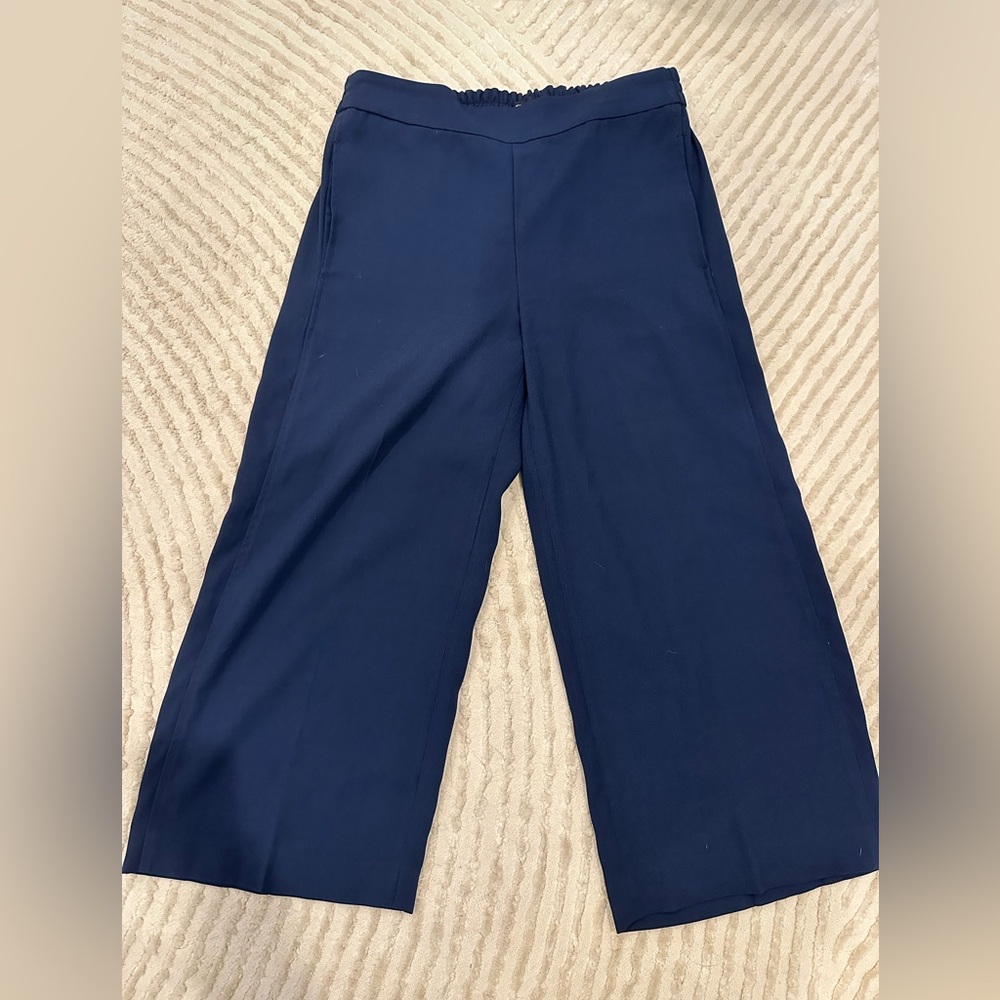 Madewell Cropped Wide Leg pull on pants